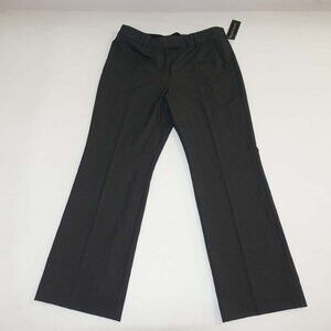 Anne Klein Women's Dress Pants Size 14 NWT Slate Gray 32" Inseam Wool Blend